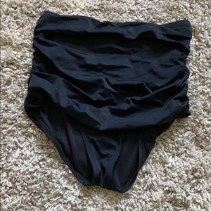 High waisted rouged Bikini Bottoms